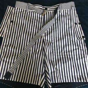 SACAI THOMAS MASON COTTON POPLIN SHORTS